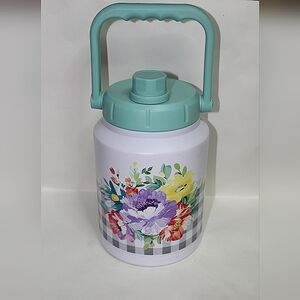 Pioneer Woman sweet romance 1/2 gallon stainless steel water jug